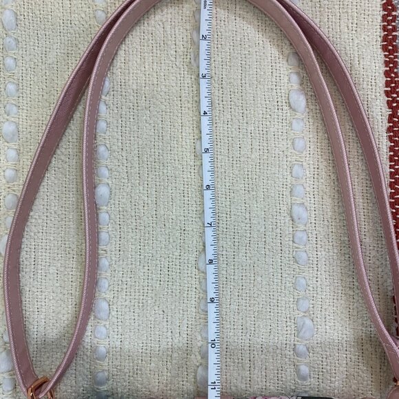 Disney LOUNGEFLY Minnie Mouse Pink Floral Saddle Bag Crossbody Purse - Picture 14 of 15